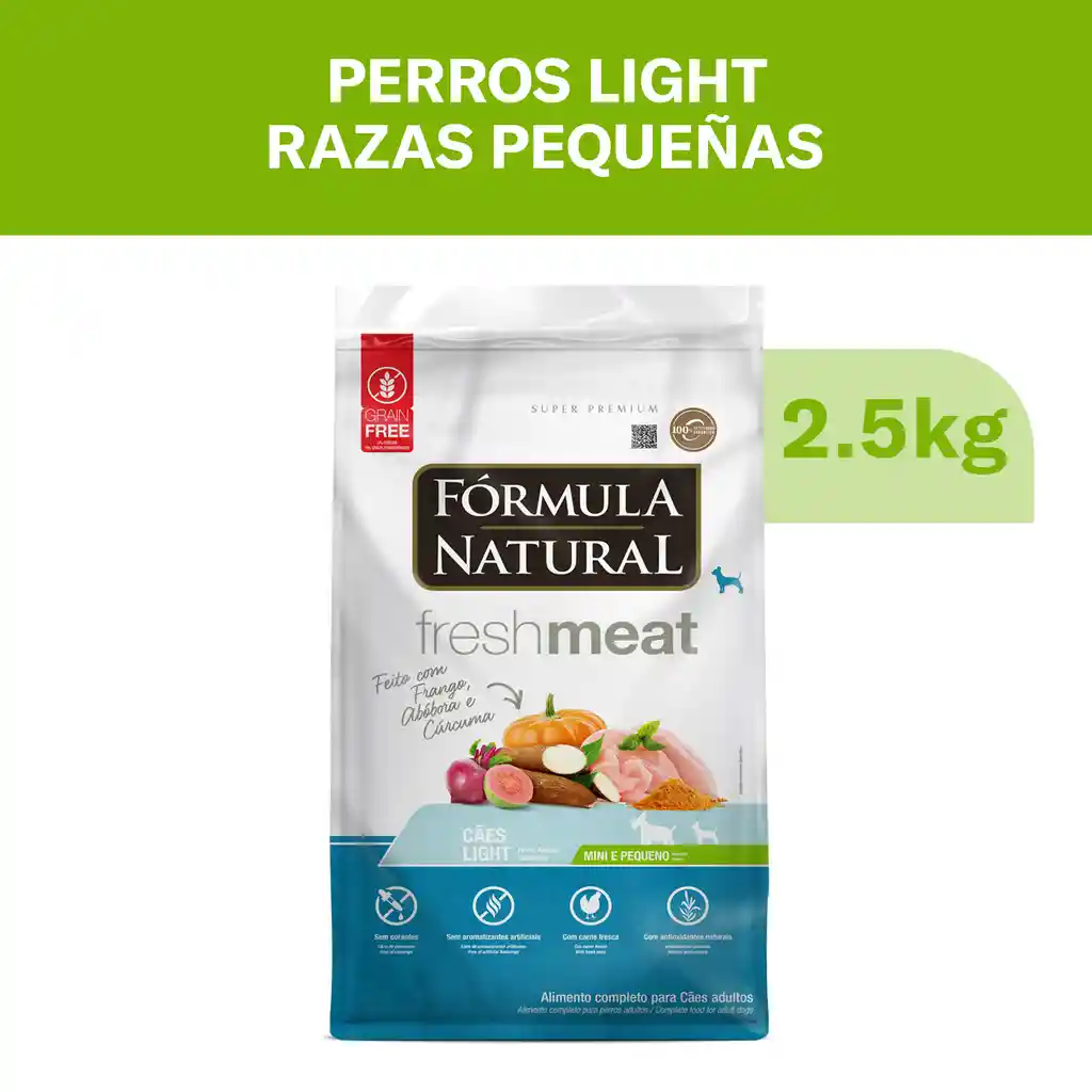 Formula Natural Light Raza Pequeña X 2.5 Kg