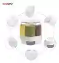 Dispensador De Alimentos Granos Cereales Giratorio X6 Compartimientos Grain Bucked Innovo Home