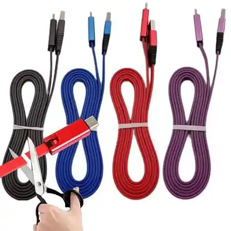 Cable Cargador Usb Tipo C Carga Rápida Flexible
