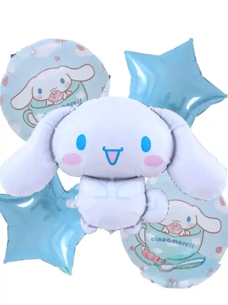 Globos Metalizados De Cinnamoroll Conejo Decoracion Fiestas