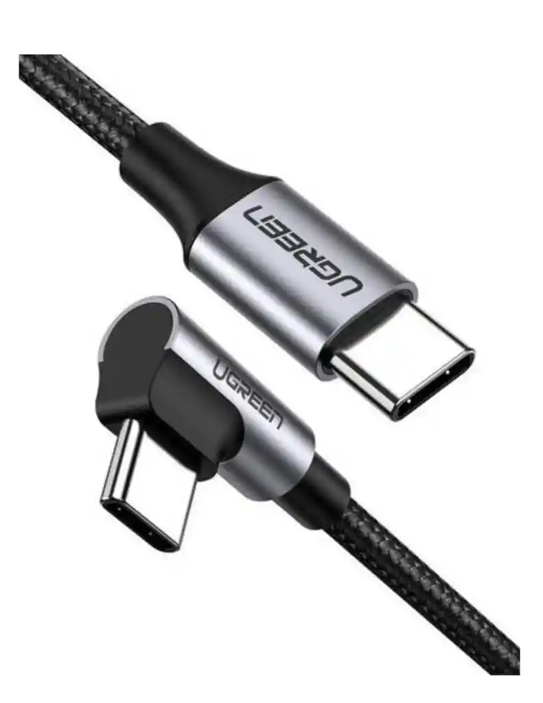 Cable Tipo C A Tipo C 60w Pd Angulo De 90° 1mt Ugreen 50123