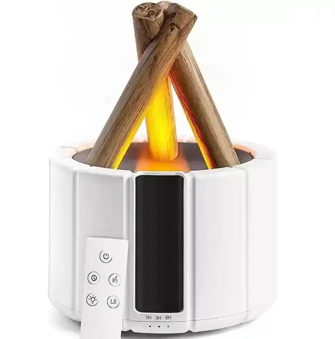 Humidificador De Aroma Llama De Fogata Control