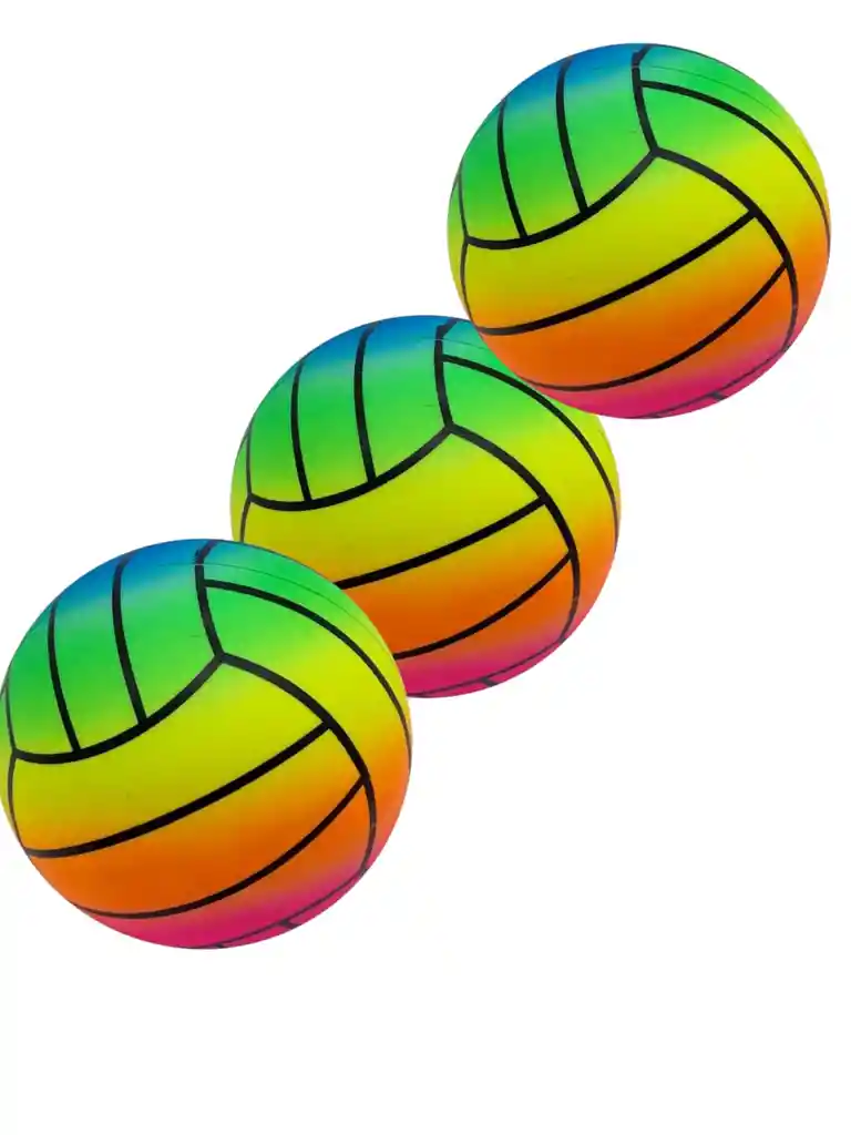 Pelota Bola De Vinil Playa Fiestas Juego Inflable X3 Und