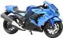 Moto Colección A Escala 1/18 Kawasaki Ninja Azul Maisto