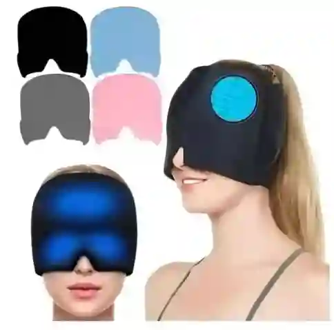 Gorro Mascara De Gel Frío Control Migraña