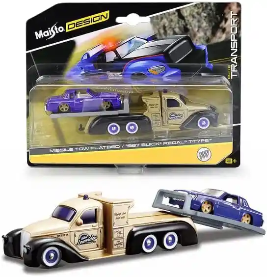 Carro A Escala Grúa Missile Tow Flatbed Con Buick Regal