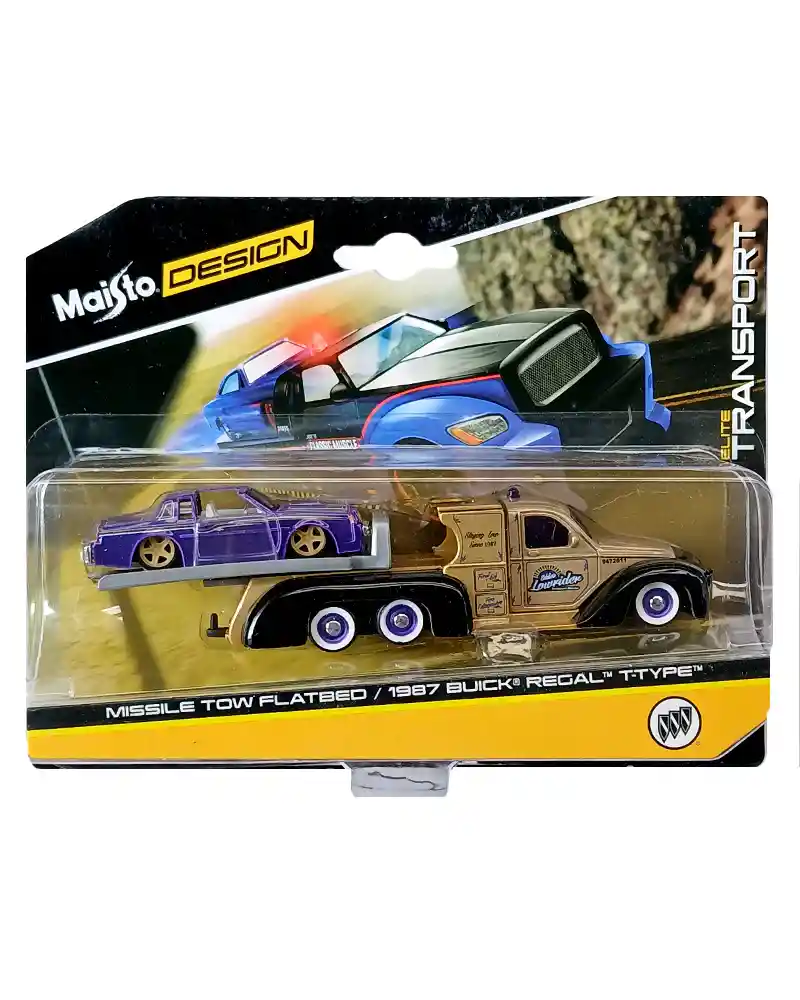 Carro A Escala Grúa Missile Tow Flatbed Con Buick Regal