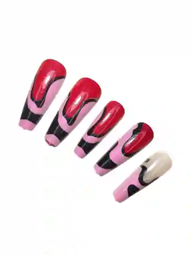 Paquete De Uñas Postizas K.nail Kp12-028 - Ref 6