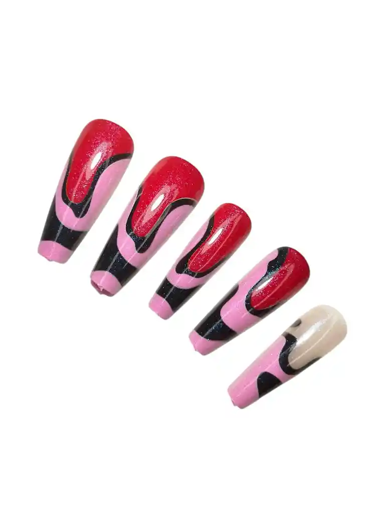 Paquete De Uñas Postizas K.nail Kp12-028 - Ref 6