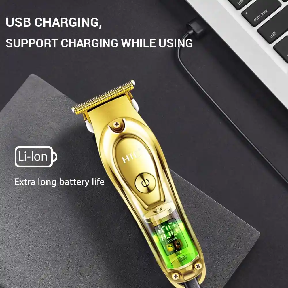 Máquina Patillera Htc Gold At-176 Uso Profesional O Casero Alta Potencia