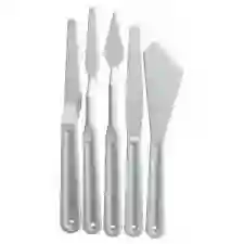 Espátulas Plásticas Para Manualidades Y Pintura X 5 Und