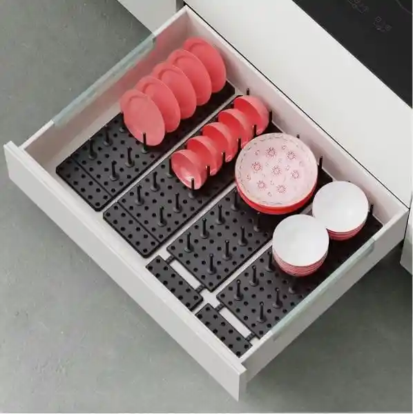 Organizador De Platos Ollas Tapas Expansible