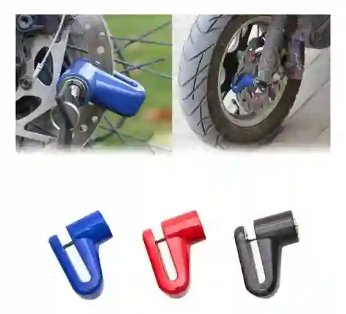 Candado Metálico De Seguridad Freno De Disco Motos Y Bicicleta