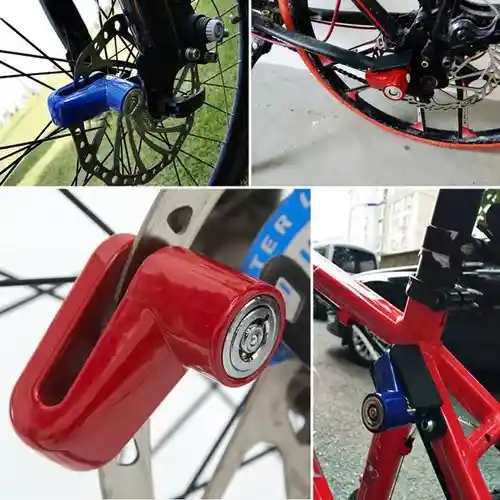 Candado Metálico De Seguridad Freno De Disco Motos Y Bicicleta