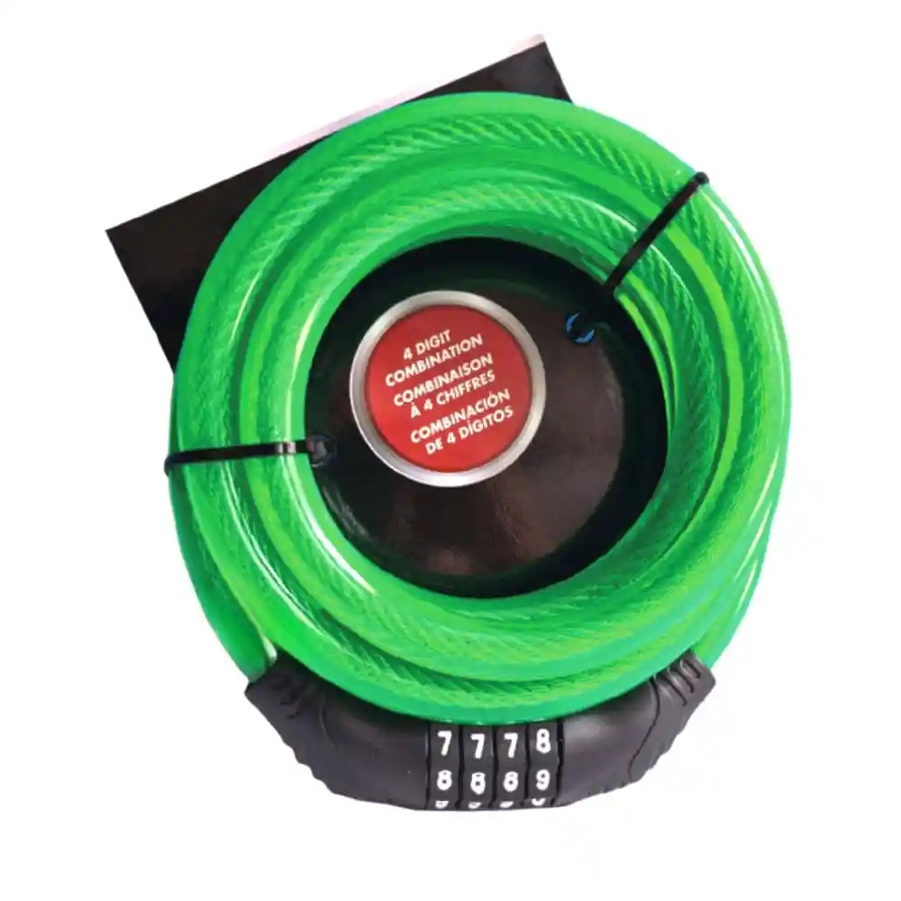 Candado Guaya Grande De Combinación 152cm De Largo 4 Dígitos