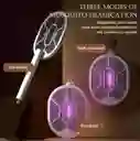 Raqueta Mata Zancudos Recargable Eléctrica Portátil