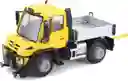 Camión A Escala 1:43 Mercedes Benz Unimog Amarillo Maisto