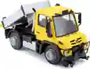 Camión A Escala 1:43 Mercedes Benz Unimog Amarillo Maisto