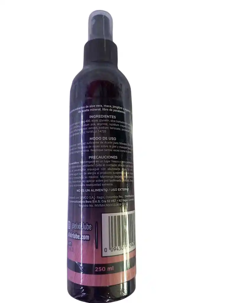 Aceite Corporal Con Feromonas