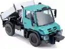 Camión A Escala 143 Mercedes Benz Unimog Azul Maisto