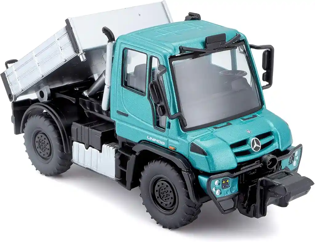 Camión A Escala 143 Mercedes Benz Unimog Azul Maisto