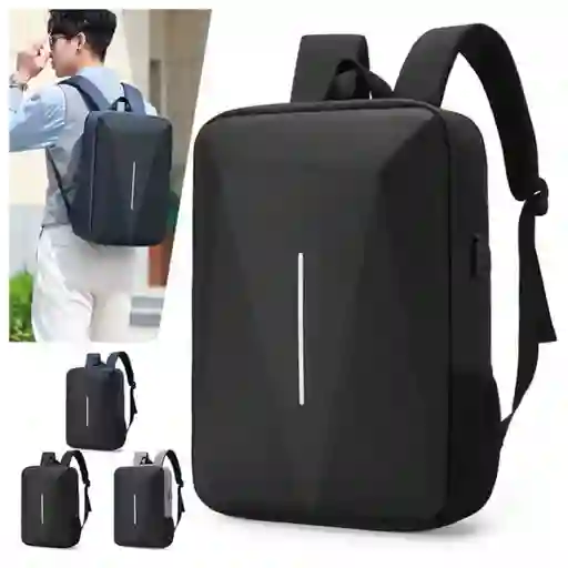 Maleta Antirrobo Rigida Para Laptop Con Puerto Usb