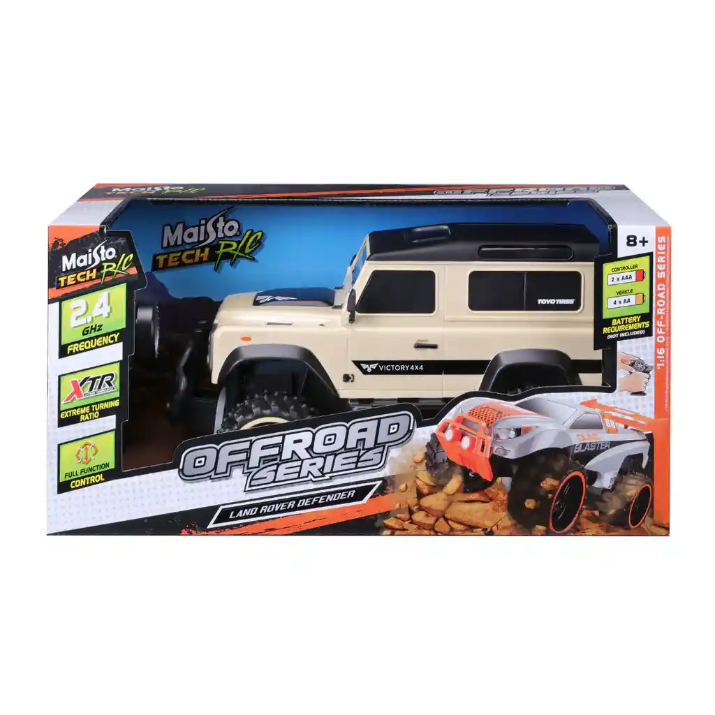 Carro A Control Remoto 1:16 Offroad Land Rover Defender