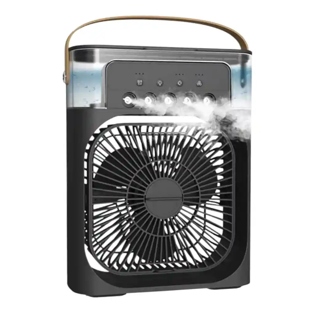Ventilador Recargable Con Humidificador Aire Fresco En Casa