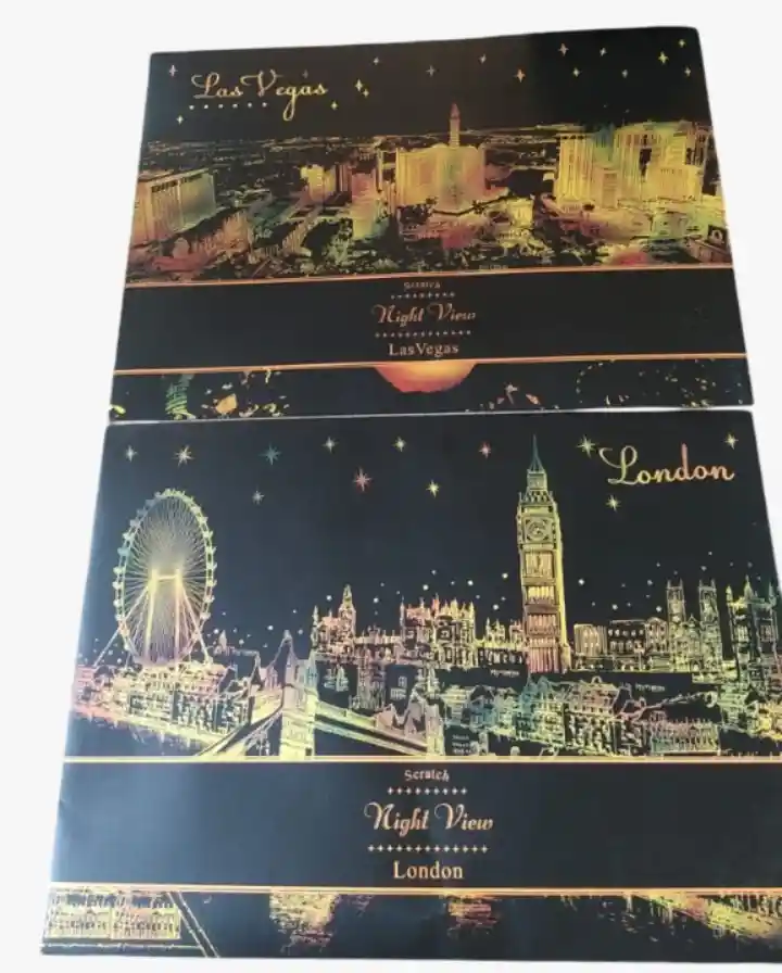 Cuadro Rascador Para Niños Y Adultos, Tarjetas De Rascar Artesanales Mágicas.