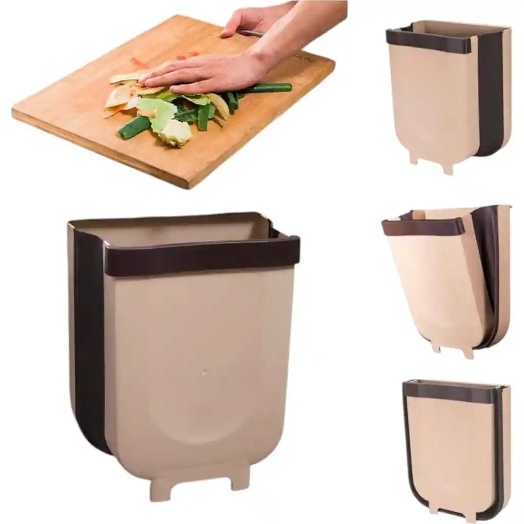 Basurero Plegable Para Cocina Ahorra Espacio