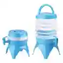 Botellon Plegable Con Llave Para Liquidos Fríos Y Portátil