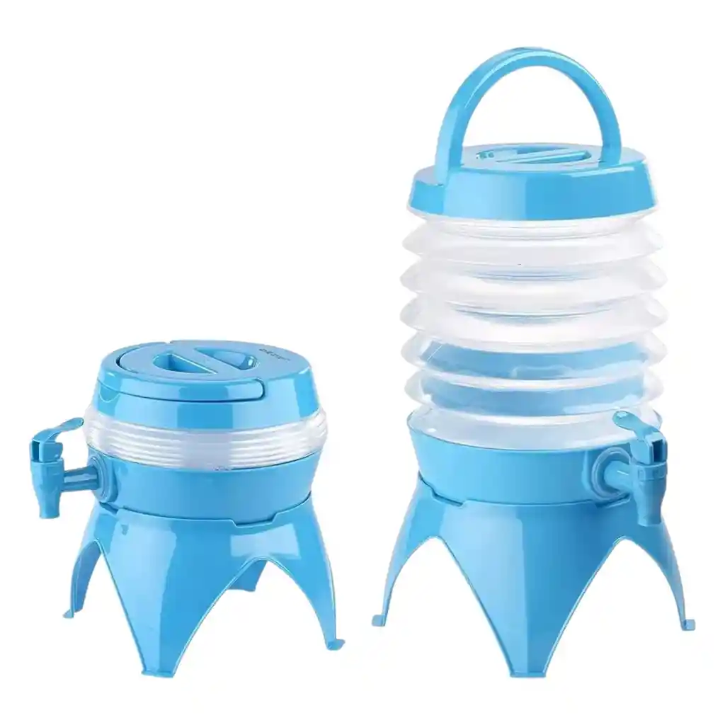 Botellon Plegable Con Llave Para Liquidos Fríos Y Portátil