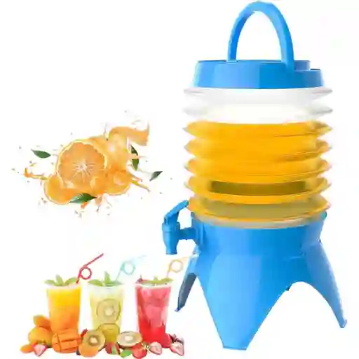 Botellon Plegable Con Llave Para Liquidos Fríos Y Portátil
