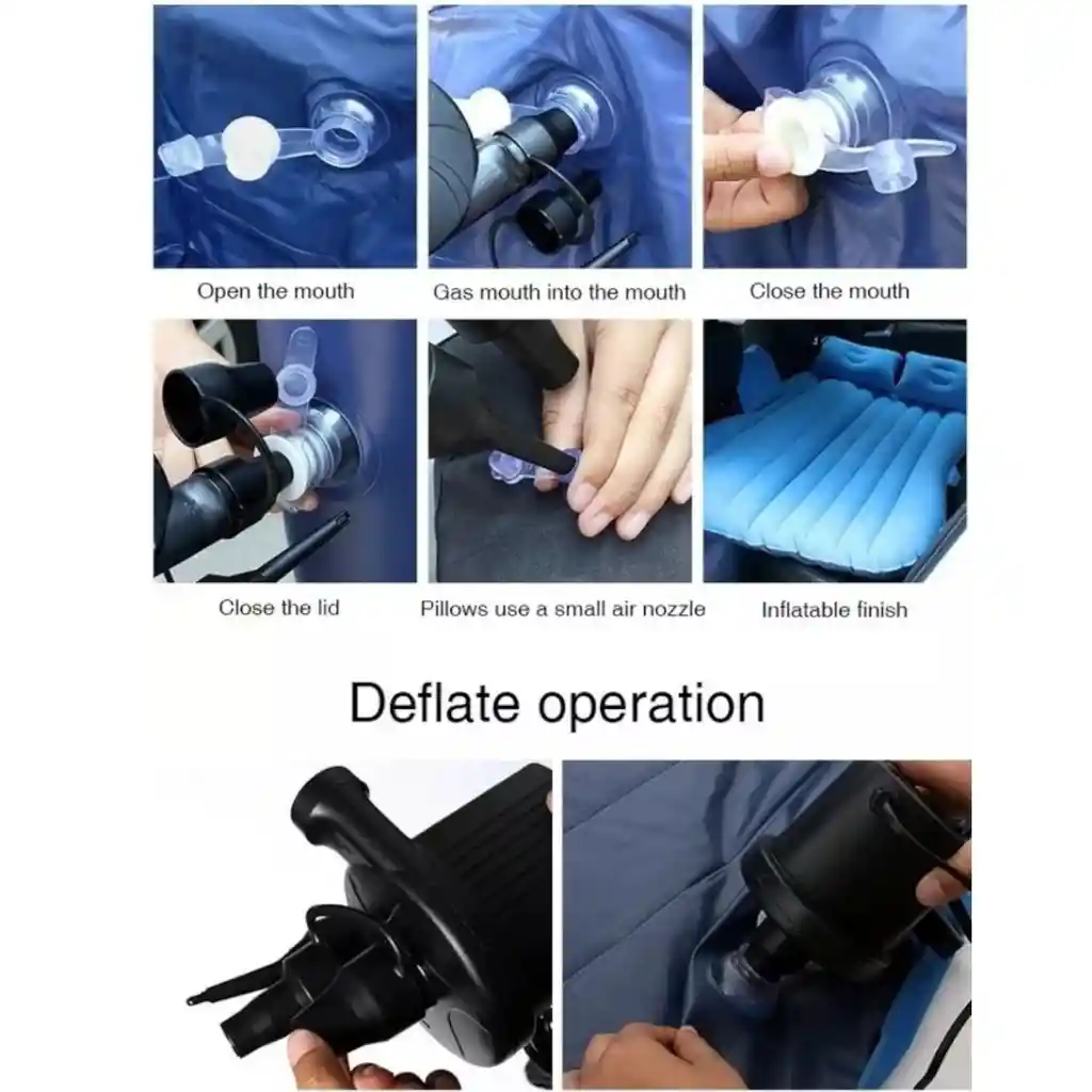 Colchon Inflable Para Carro Portatil Practico Y Duradero