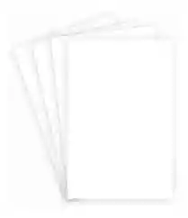 1/8 Cartulina Bristol X10 Blanca