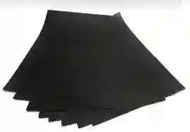 1/8 Cartulina Negra X10