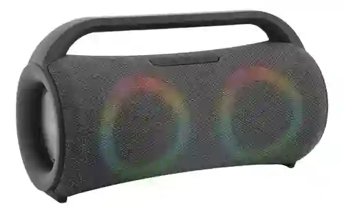 Parlante De Sonido Wireless B27 Gris Bluetooth Portátil Luz Rgb Innovo Tech