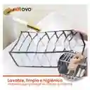 Combo Closet 3 Cuerpos En Tela + 3 Cajas Almacenadoras De Ropa + 1 Organizador Ropa Interior