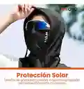 Combo Canguro Running Morado Y Balaclava Para Ciclistas Gorro Protege Filtro Uv