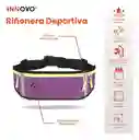Combo Canguro Running Morado Y Balaclava Para Ciclistas Gorro Protege Filtro Uv