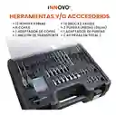 Taladro Inalámbrico Mandril 60v 1/2 Con Kit De Brocas Y Llaves Innovo Tools