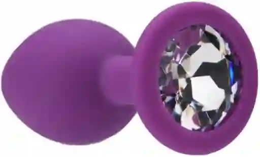 Plug Anal Silicona Talla S Morado Joya Morada