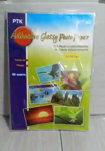 Papel Fotográfico Adhesivo De 135 Grm. A4