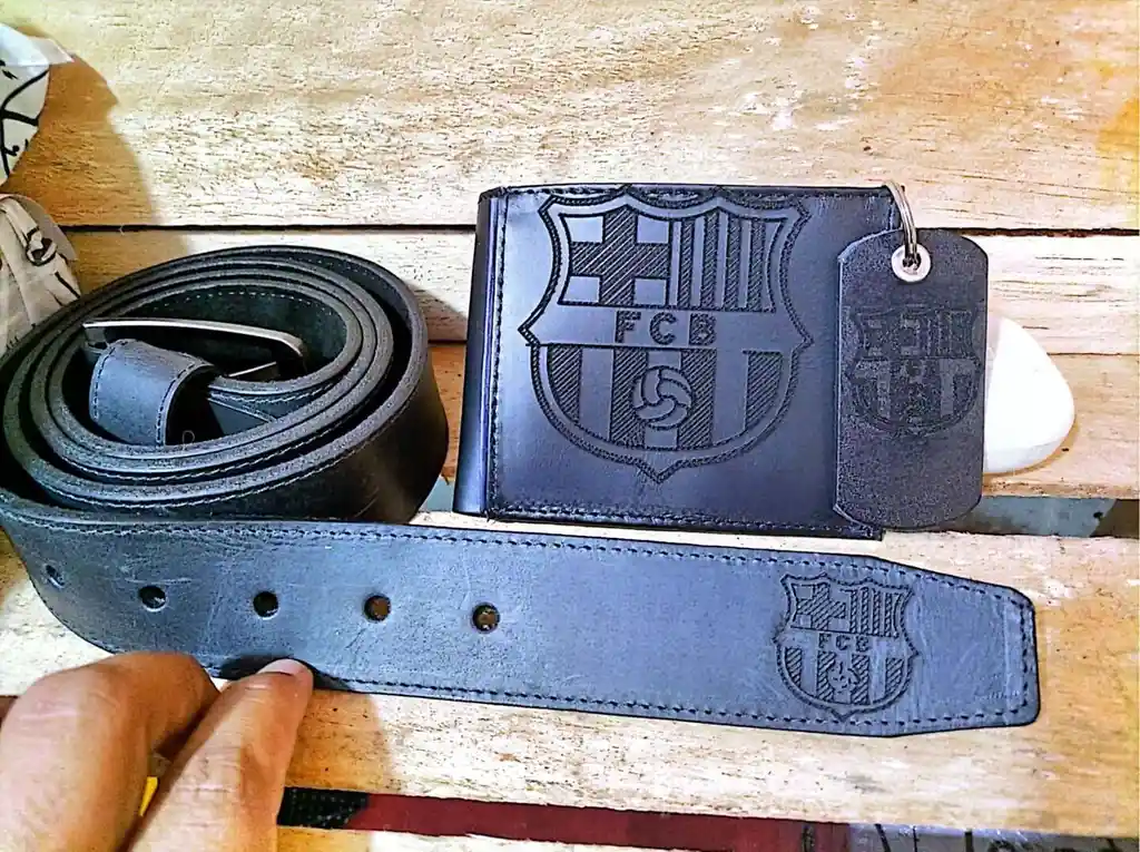Combo Real Madrid En Cuero
