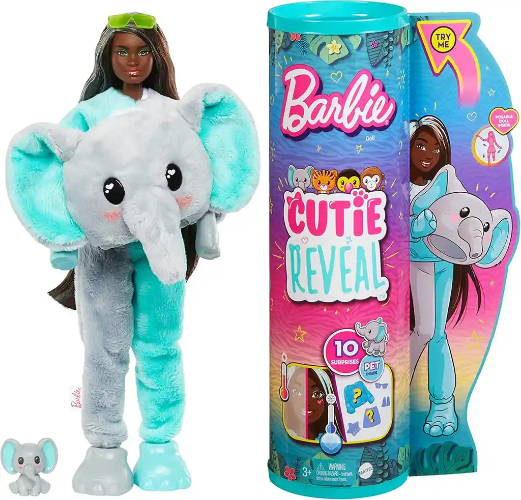 Barbie Cutie Reveal Elefante