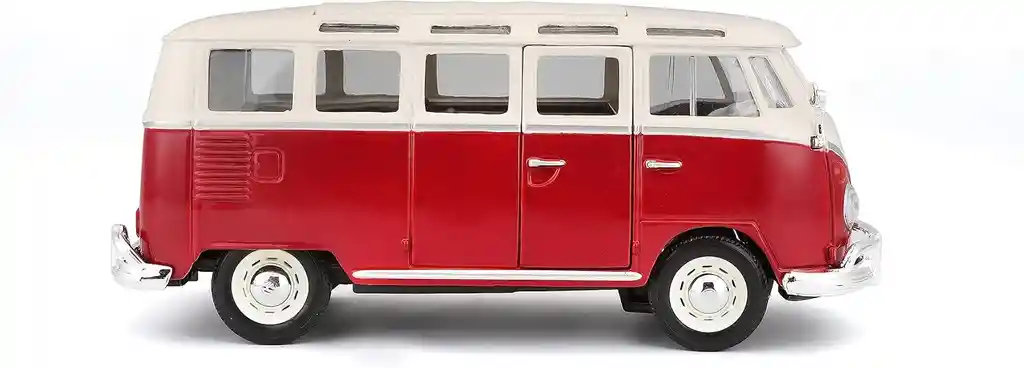 Carro A Escala 1:25 Volkswagen Van Samba Para Ensamblar