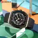 Reloj Curren 8443 Silicona Negro