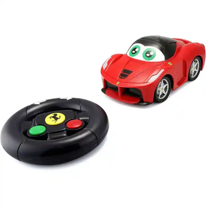 Carro Interactivo A Control Remoto Ferrari Timón Para Niños