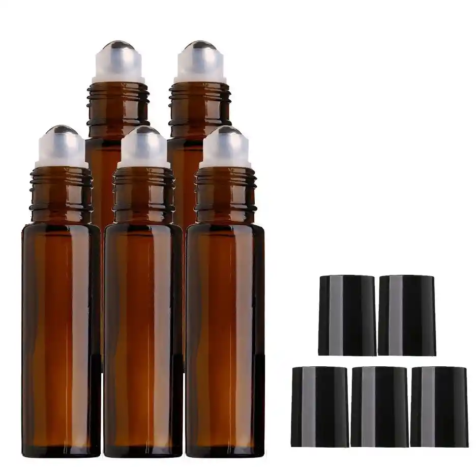 Dispensador Rollon Frasco X5 Probador Bola Aplicador Perfumes En Acero 10ml