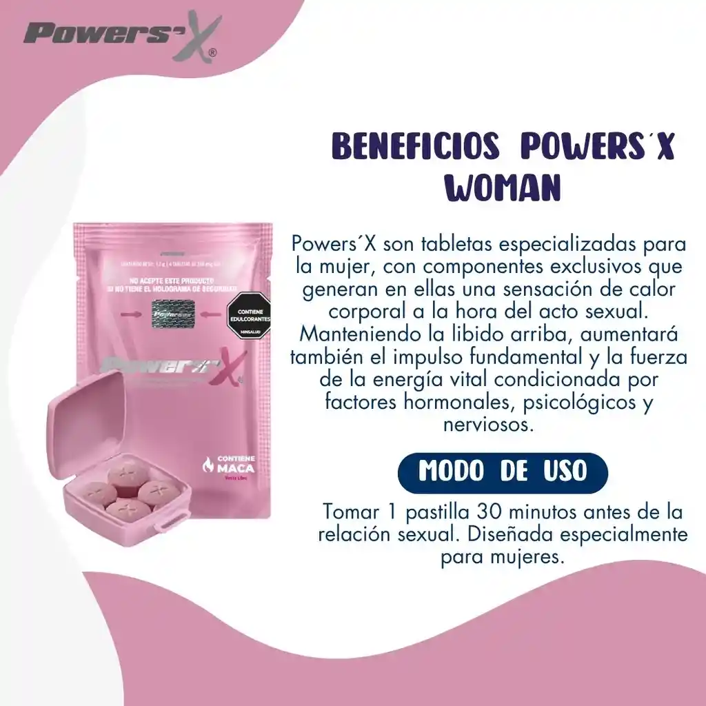 Potencializador Femenino X 20 Unds Power Sex